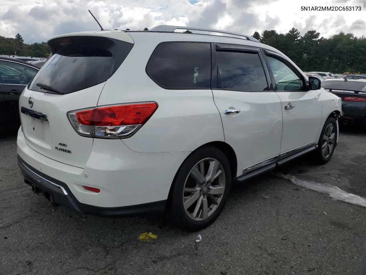 2013 Nissan Pathfinder S VIN: 5N1AR2MM2DC653173 Lot: 72211884