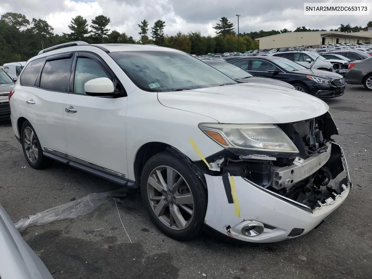 2013 Nissan Pathfinder S VIN: 5N1AR2MM2DC653173 Lot: 72211884