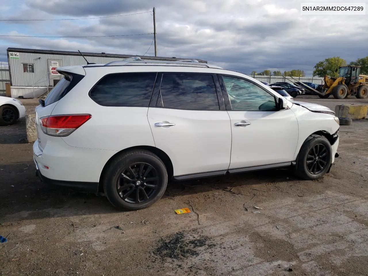 2013 Nissan Pathfinder S VIN: 5N1AR2MM2DC647289 Lot: 72517464