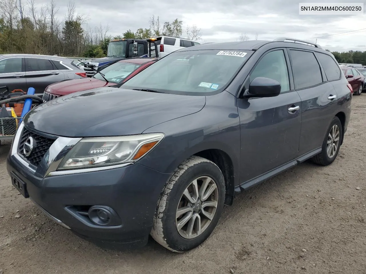 2013 Nissan Pathfinder S VIN: 5N1AR2MM4DC600250 Lot: 72763784