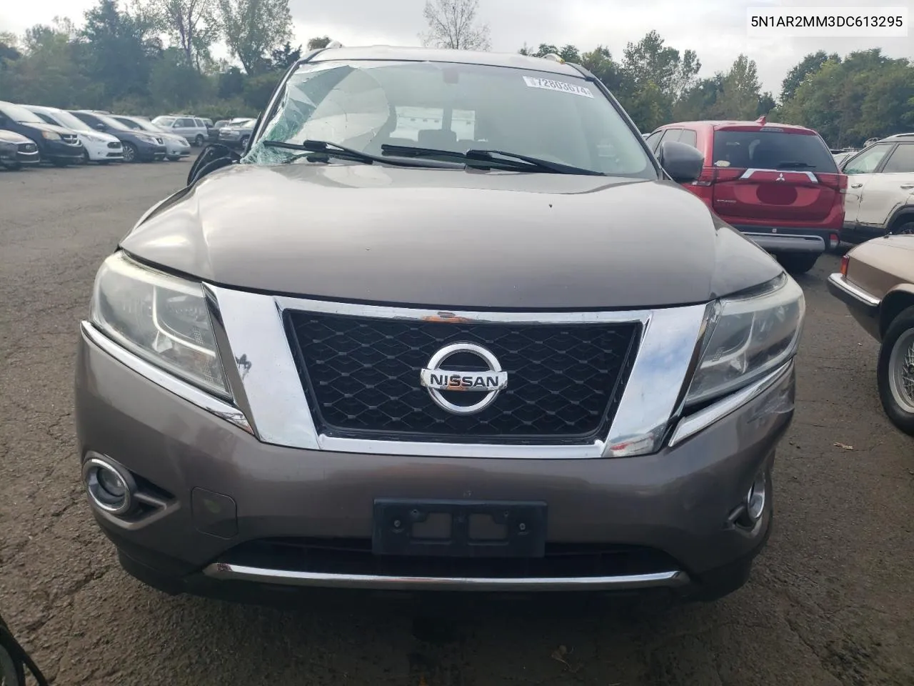 2013 Nissan Pathfinder S VIN: 5N1AR2MM3DC613295 Lot: 72803674