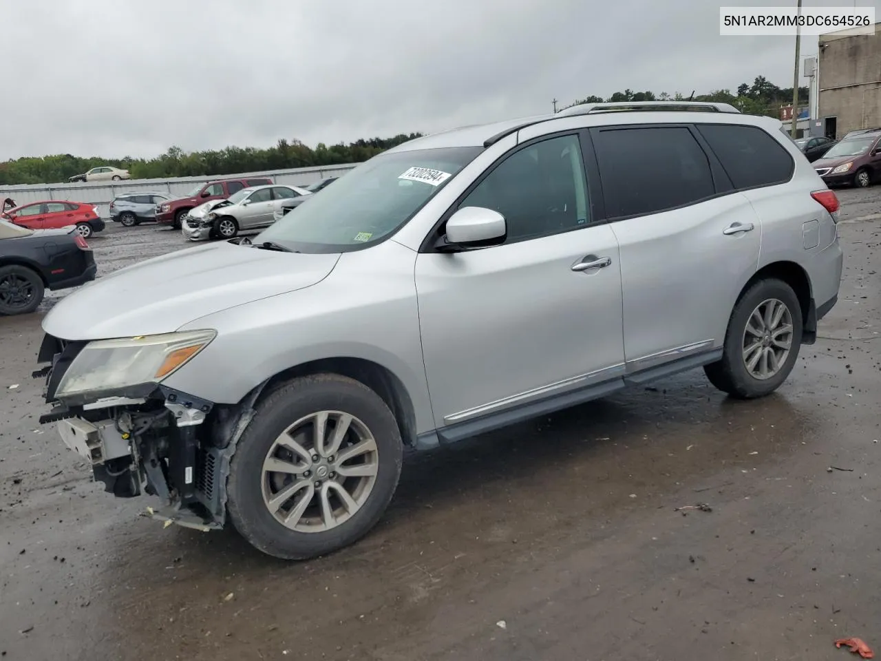 2013 Nissan Pathfinder S VIN: 5N1AR2MM3DC654526 Lot: 73202594