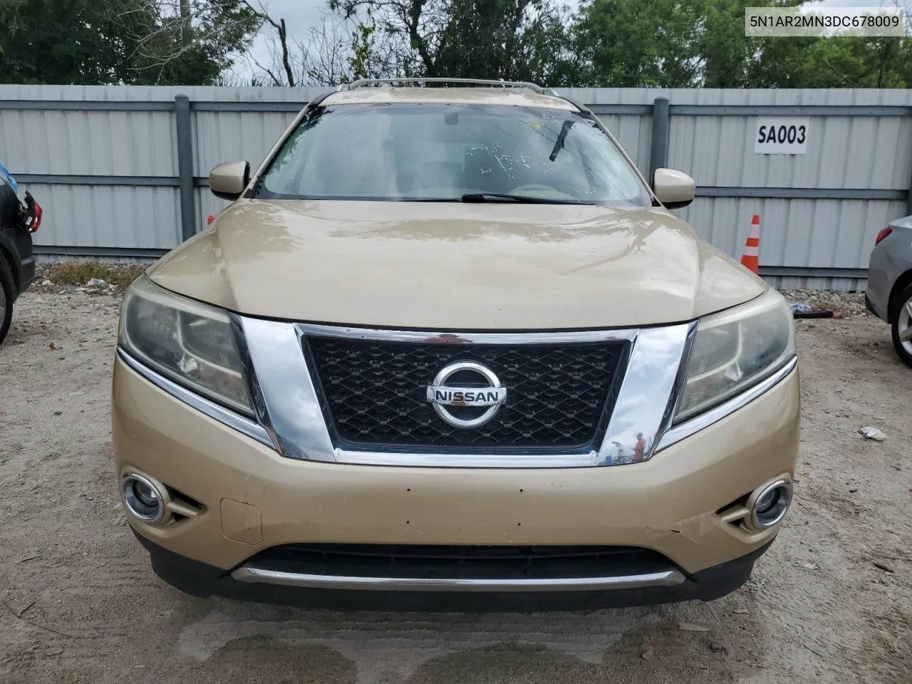 2013 Nissan Pathfinder S VIN: 5N1AR2MN3DC678009 Lot: 73256904