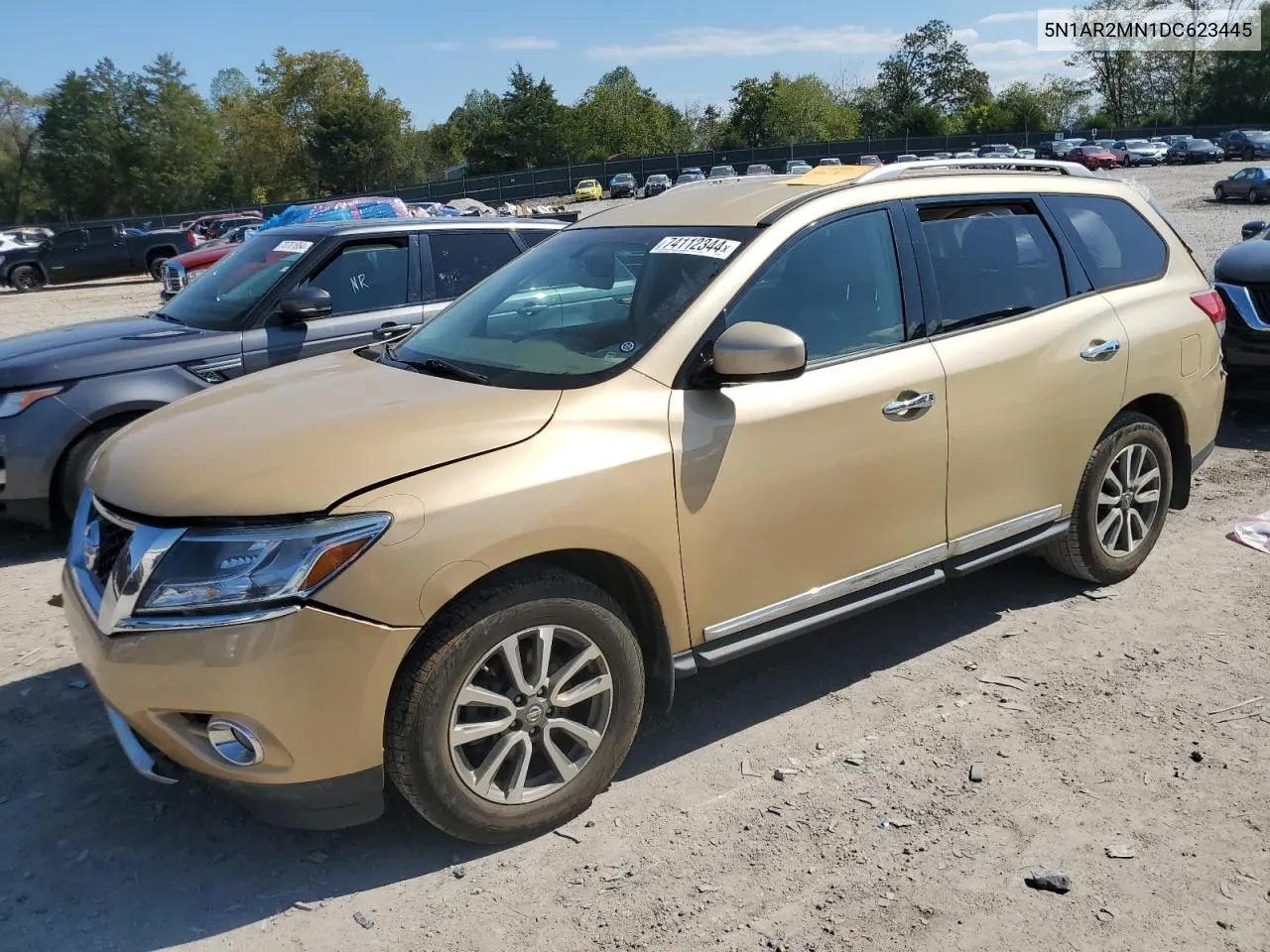 2013 Nissan Pathfinder S VIN: 5N1AR2MN1DC623445 Lot: 74112344