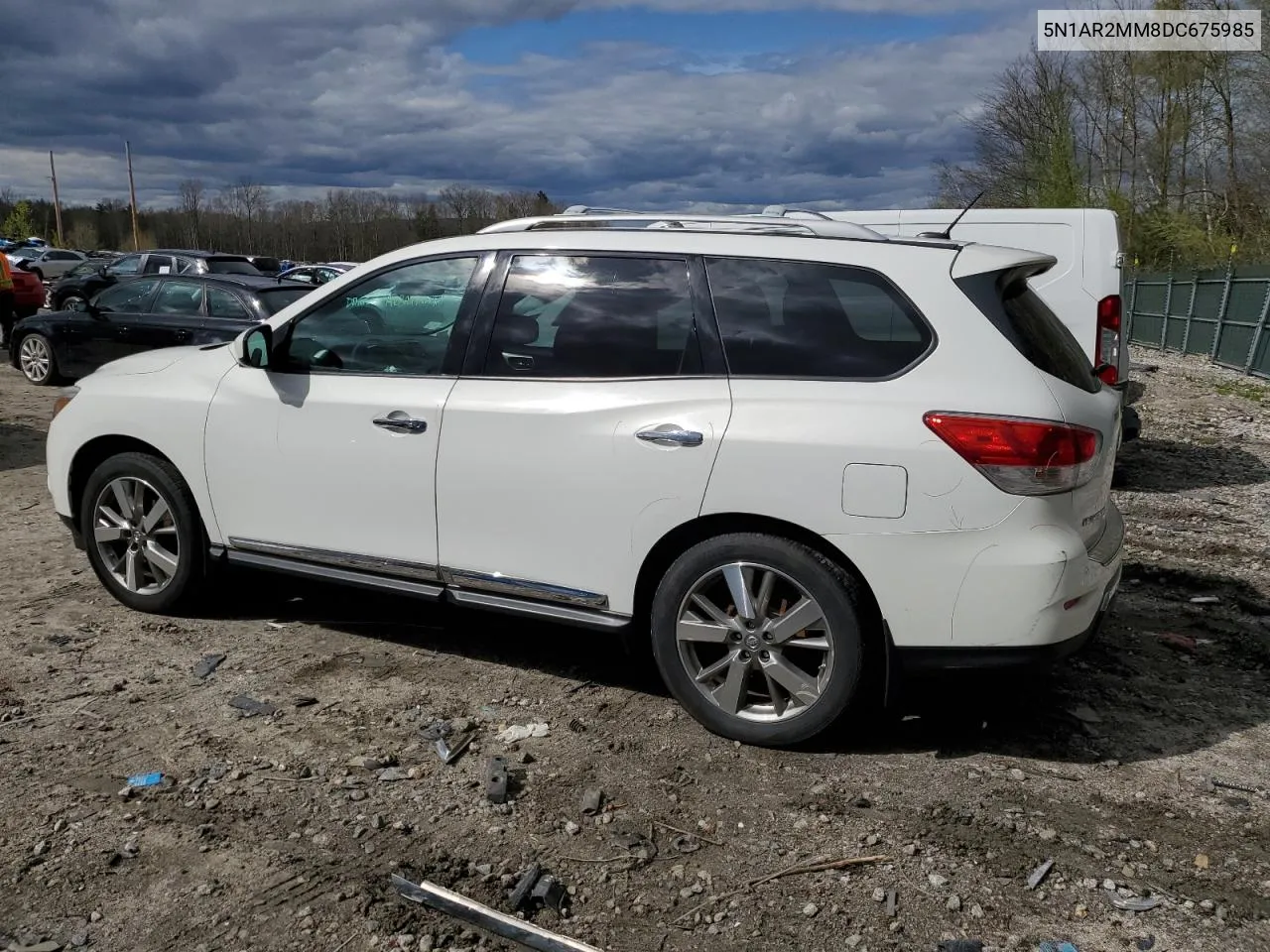 2013 Nissan Pathfinder S VIN: 5N1AR2MM8DC675985 Lot: 74185774