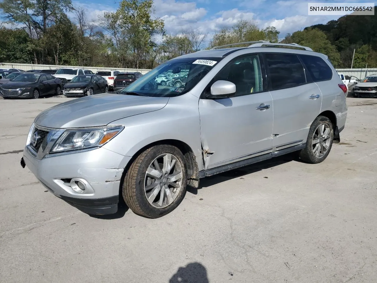 2013 Nissan Pathfinder S VIN: 5N1AR2MM1DC665542 Lot: 74459824