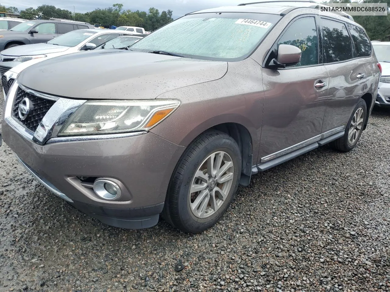 2013 Nissan Pathfinder S VIN: 5N1AR2MM8DC688526 Lot: 74464744