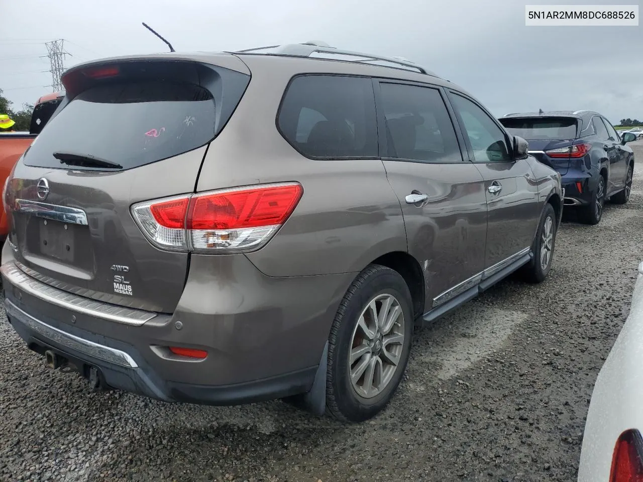 2013 Nissan Pathfinder S VIN: 5N1AR2MM8DC688526 Lot: 74464744