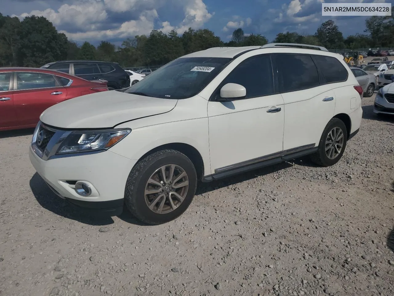 2013 Nissan Pathfinder S VIN: 5N1AR2MM5DC634228 Lot: 74549204