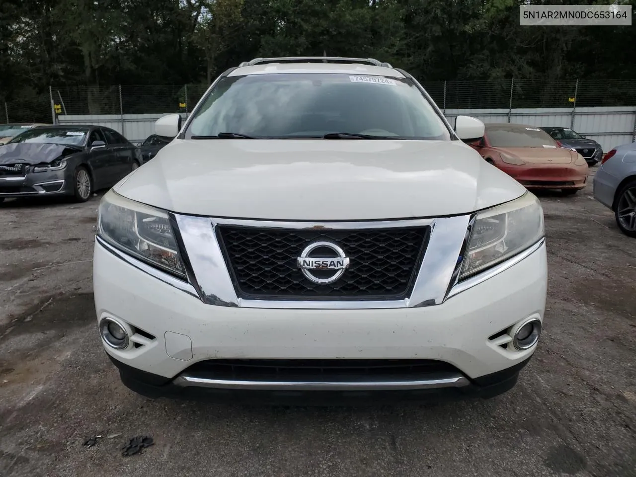 2013 Nissan Pathfinder S VIN: 5N1AR2MN0DC653164 Lot: 74579724