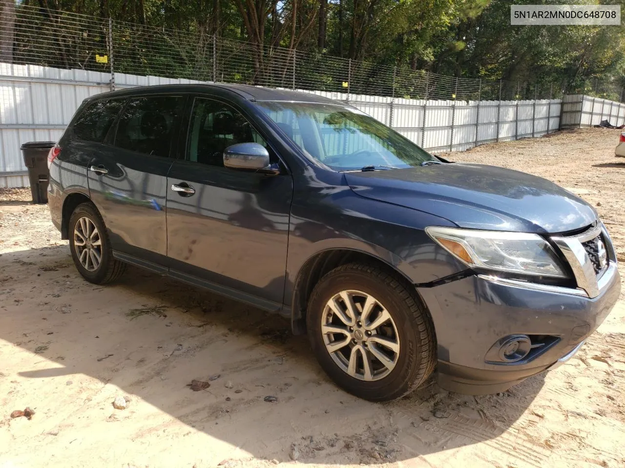 2013 Nissan Pathfinder S VIN: 5N1AR2MN0DC648708 Lot: 74620394