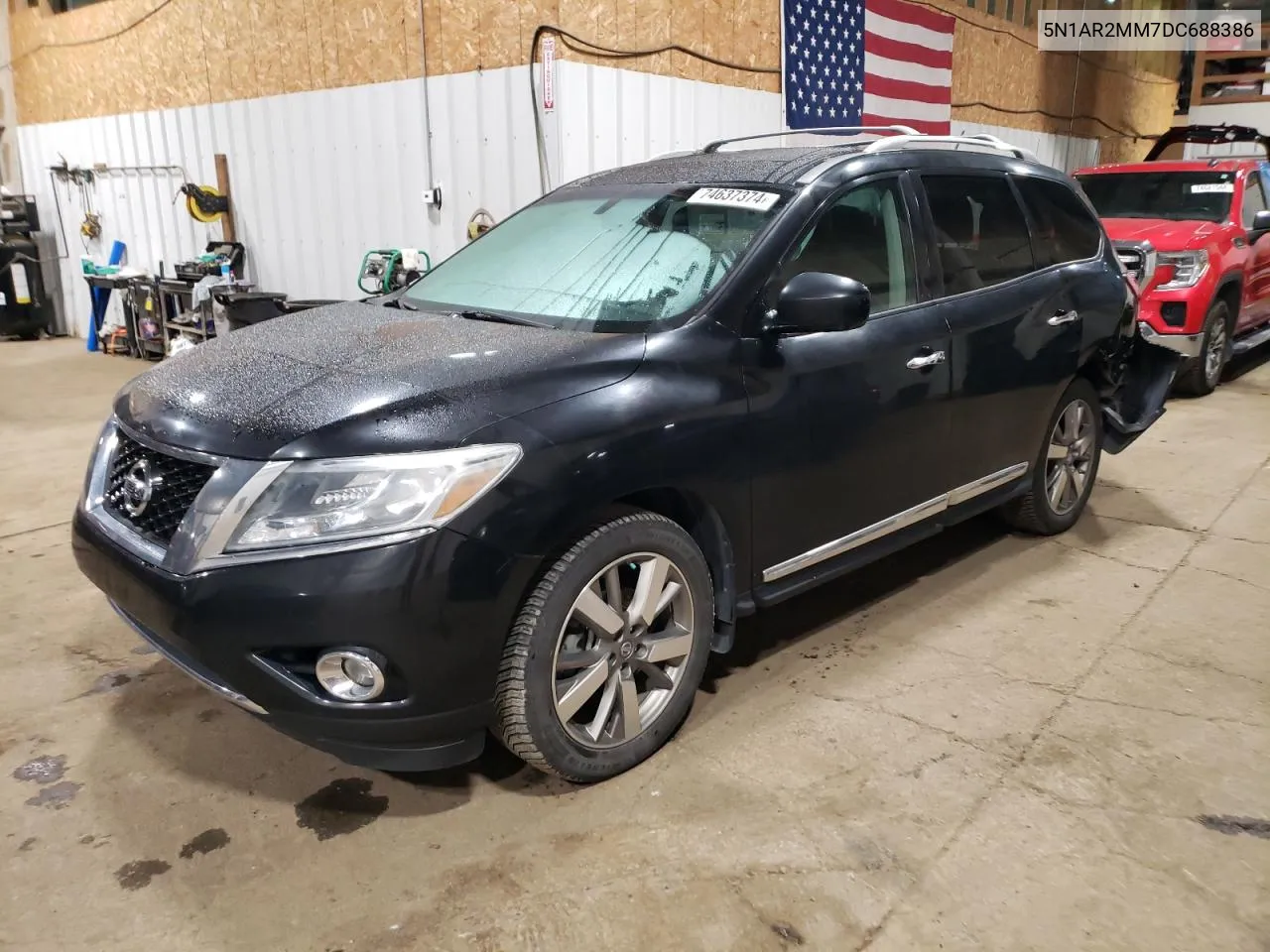 2013 Nissan Pathfinder S VIN: 5N1AR2MM7DC688386 Lot: 74637374