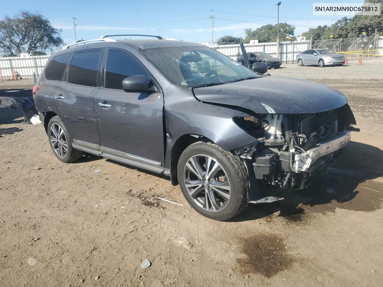 2013 Nissan Pathfinder S VIN: 5N1AR2MN9DC675812 Lot: 74768504