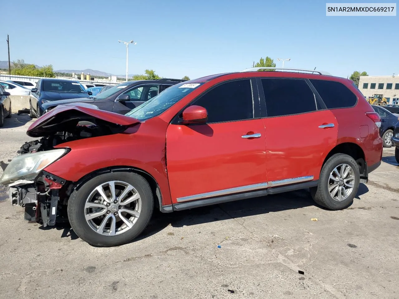 2013 Nissan Pathfinder S VIN: 5N1AR2MMXDC669217 Lot: 74778804