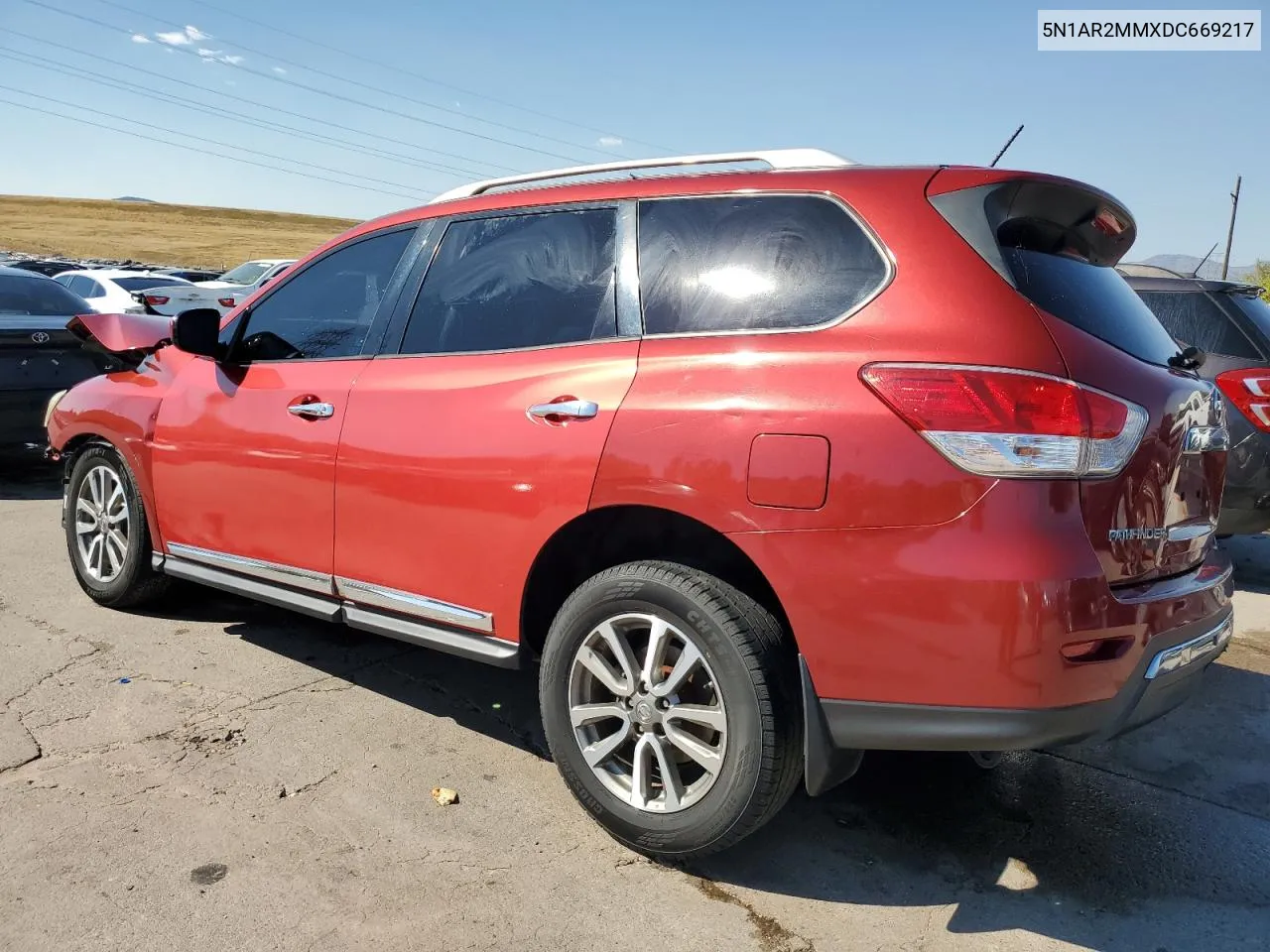 2013 Nissan Pathfinder S VIN: 5N1AR2MMXDC669217 Lot: 74778804