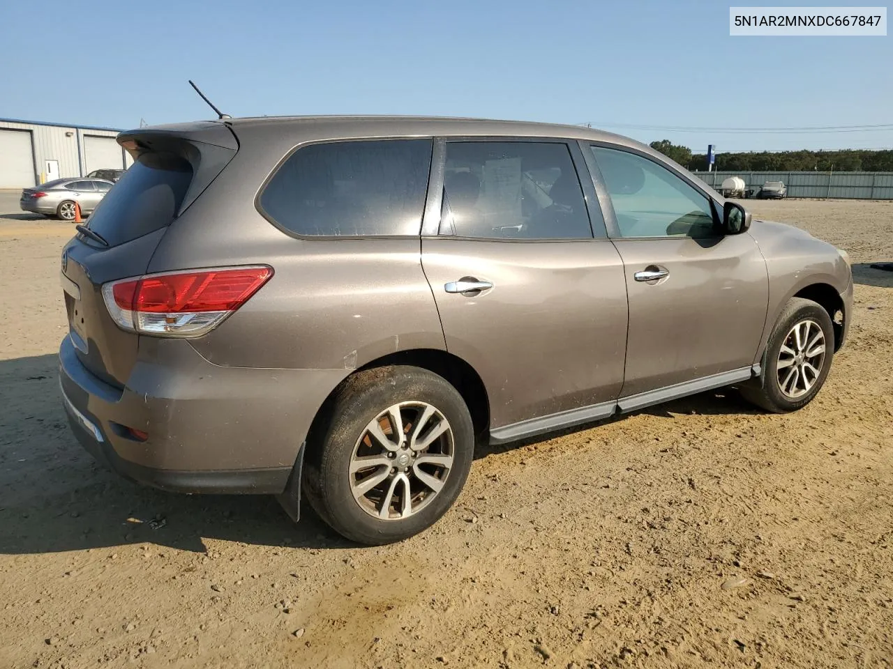 2013 Nissan Pathfinder S VIN: 5N1AR2MNXDC667847 Lot: 74890994