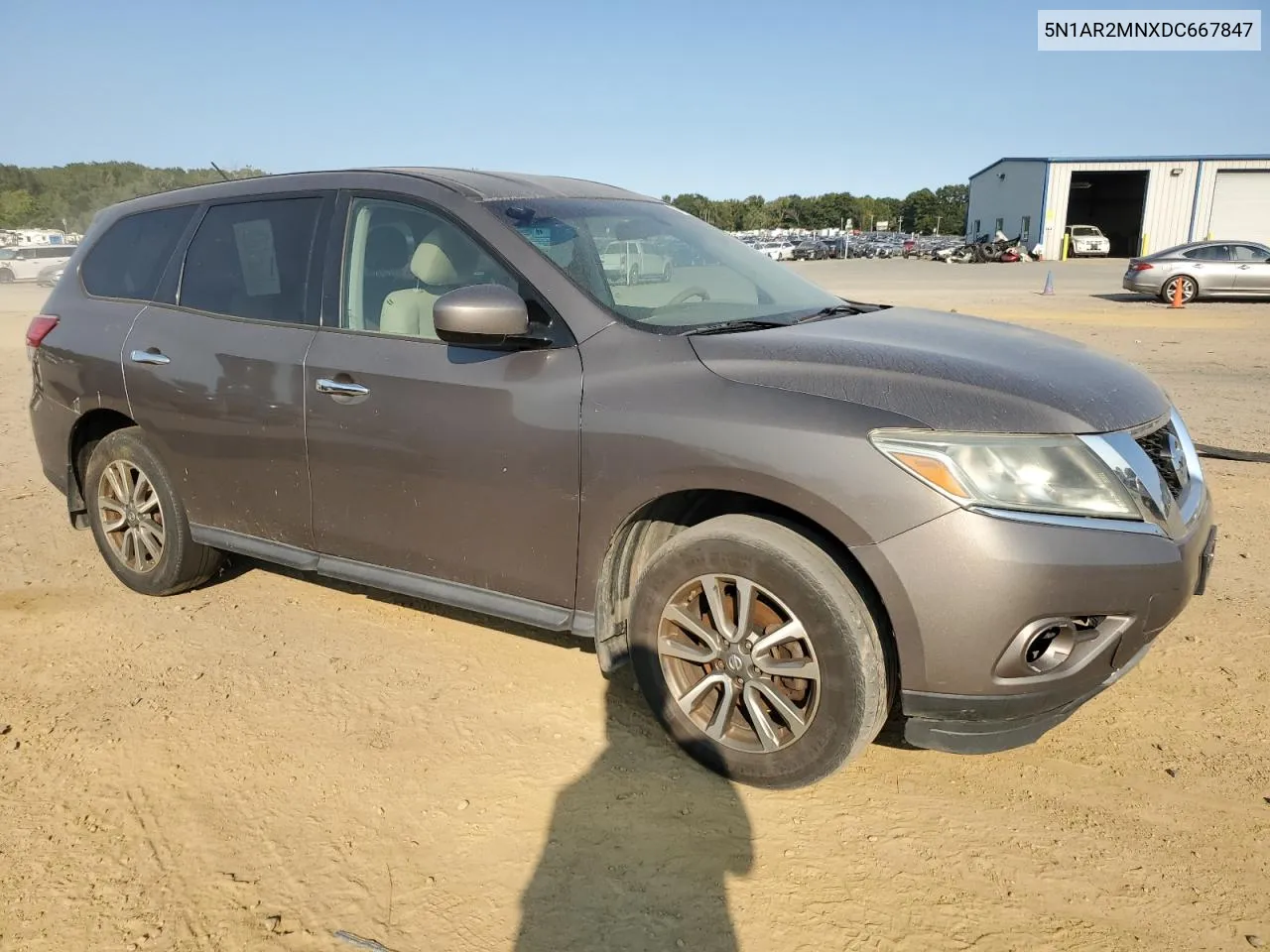 2013 Nissan Pathfinder S VIN: 5N1AR2MNXDC667847 Lot: 74890994