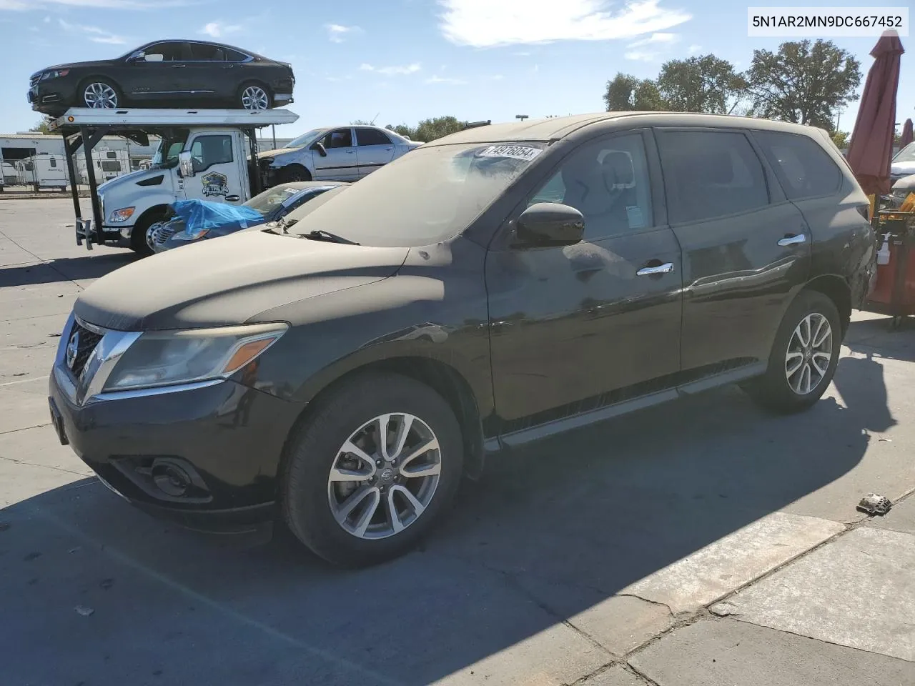 2013 Nissan Pathfinder S VIN: 5N1AR2MN9DC667452 Lot: 74976054