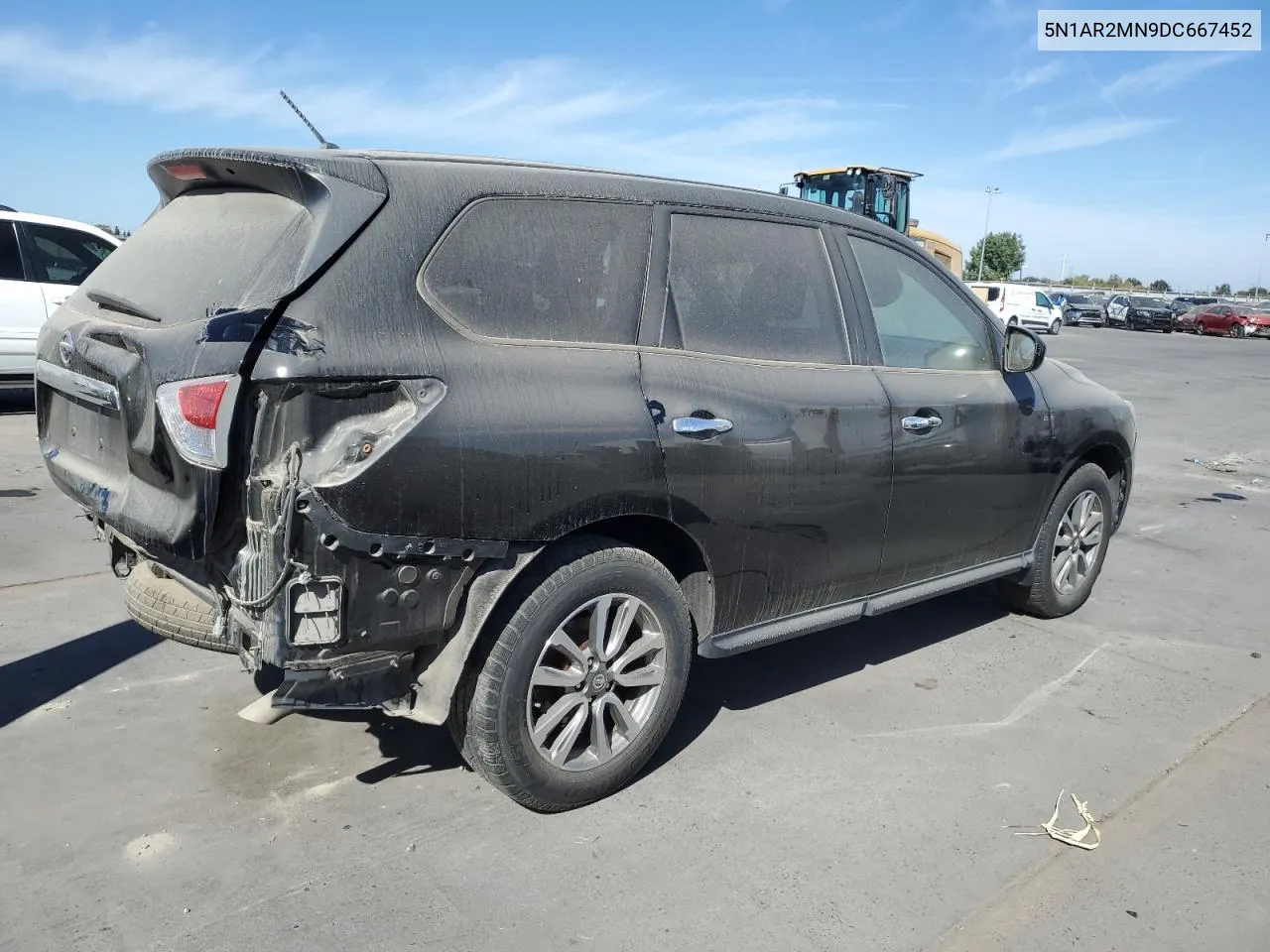 2013 Nissan Pathfinder S VIN: 5N1AR2MN9DC667452 Lot: 74976054