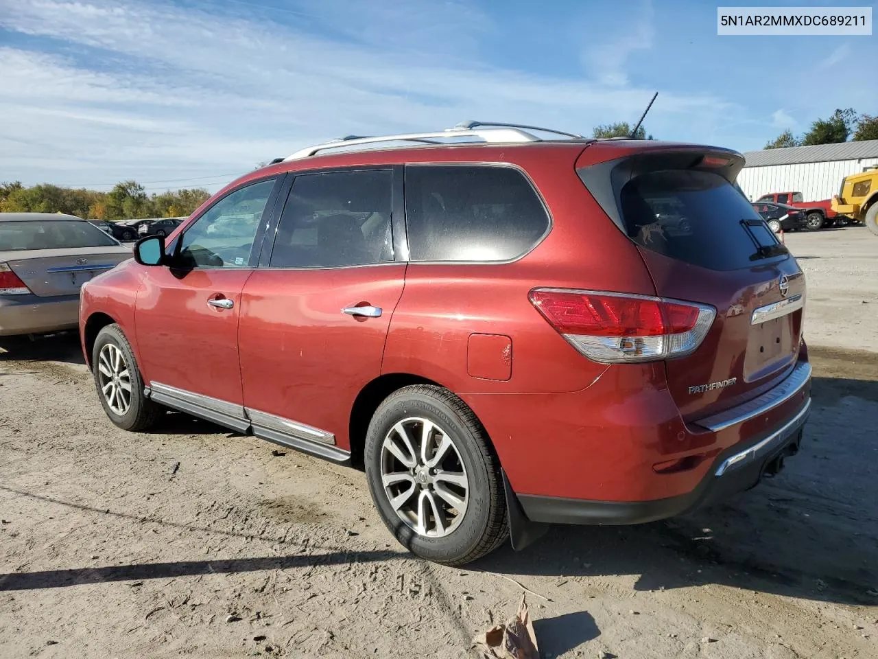 2013 Nissan Pathfinder S VIN: 5N1AR2MMXDC689211 Lot: 75052054