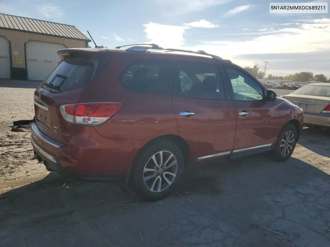 2013 Nissan Pathfinder S VIN: 5N1AR2MMXDC689211 Lot: 75052054