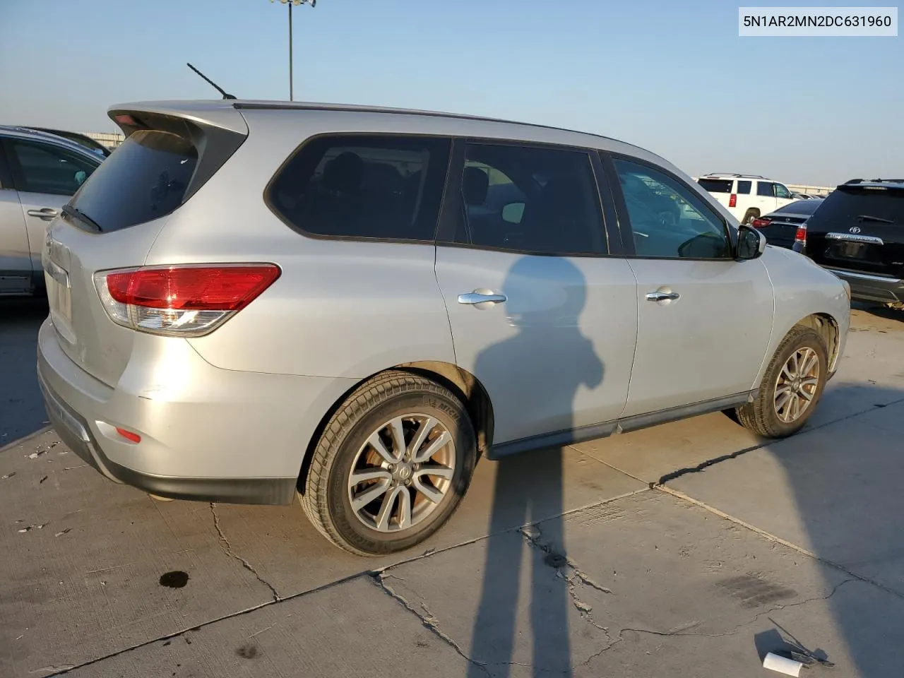 2013 Nissan Pathfinder S VIN: 5N1AR2MN2DC631960 Lot: 75078474