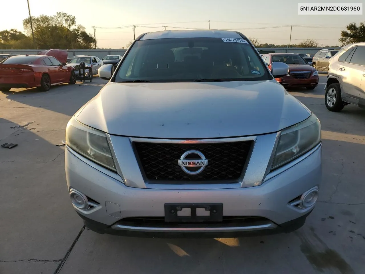 2013 Nissan Pathfinder S VIN: 5N1AR2MN2DC631960 Lot: 75078474