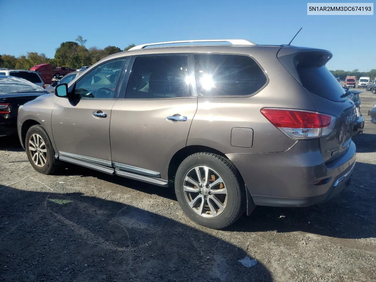 2013 Nissan Pathfinder S VIN: 5N1AR2MM3DC674193 Lot: 75168894