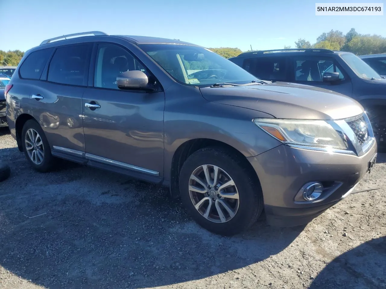 2013 Nissan Pathfinder S VIN: 5N1AR2MM3DC674193 Lot: 75168894