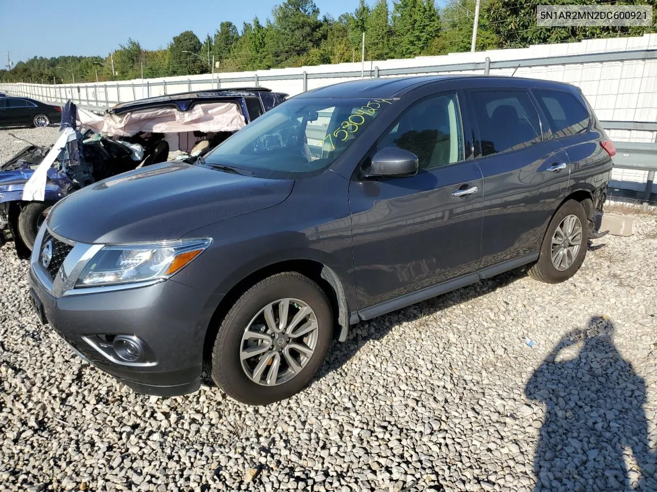 5N1AR2MN2DC600921 2013 Nissan Pathfinder S