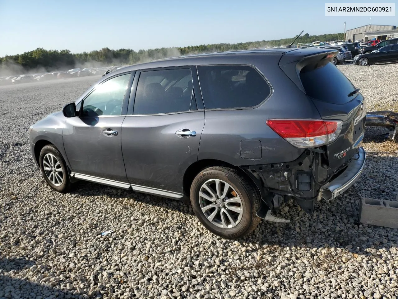 2013 Nissan Pathfinder S VIN: 5N1AR2MN2DC600921 Lot: 75304254