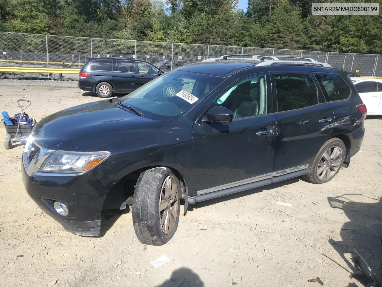 2013 Nissan Pathfinder S VIN: 5N1AR2MM4DC608199 Lot: 75390524