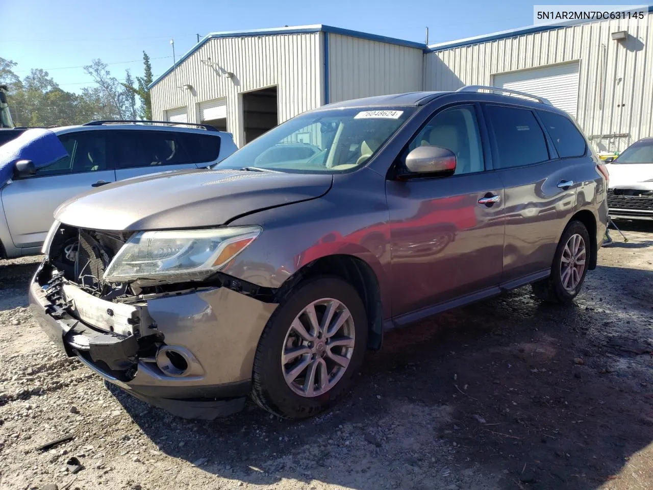 2013 Nissan Pathfinder S VIN: 5N1AR2MN7DC631145 Lot: 76048624