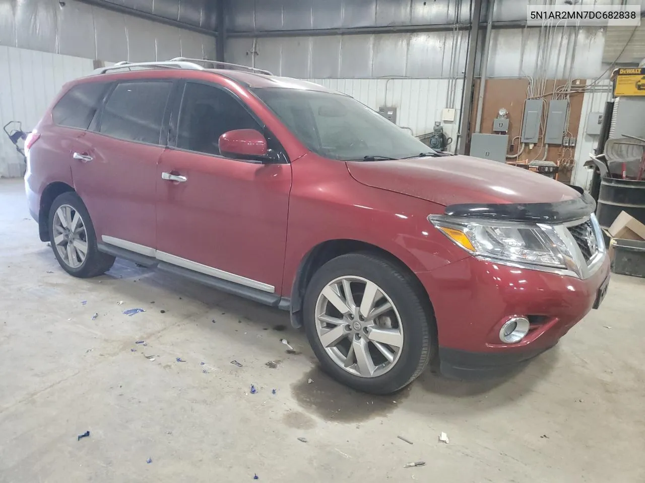 2013 Nissan Pathfinder S VIN: 5N1AR2MN7DC682838 Lot: 76110174