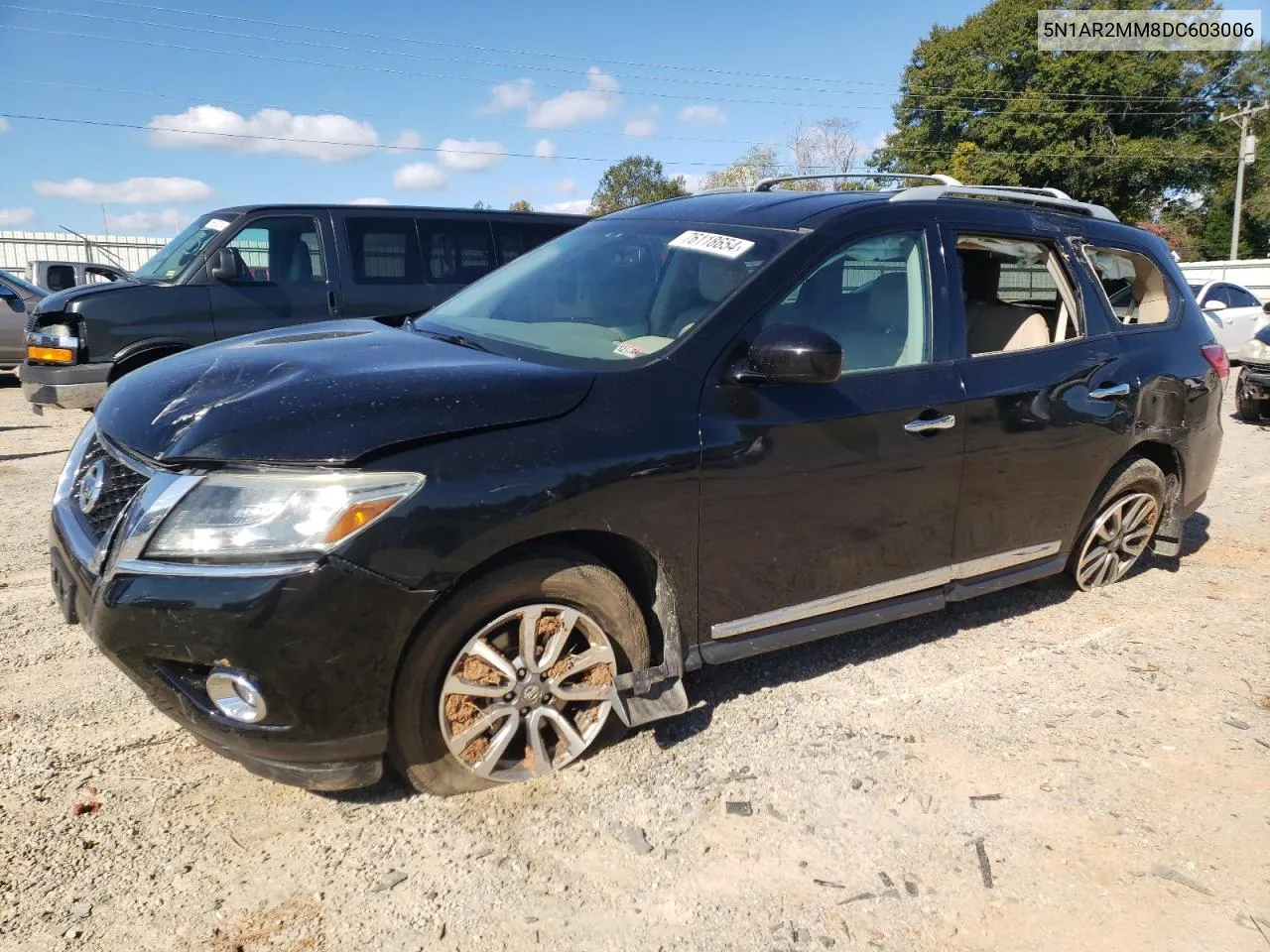 2013 Nissan Pathfinder S VIN: 5N1AR2MM8DC603006 Lot: 76118654