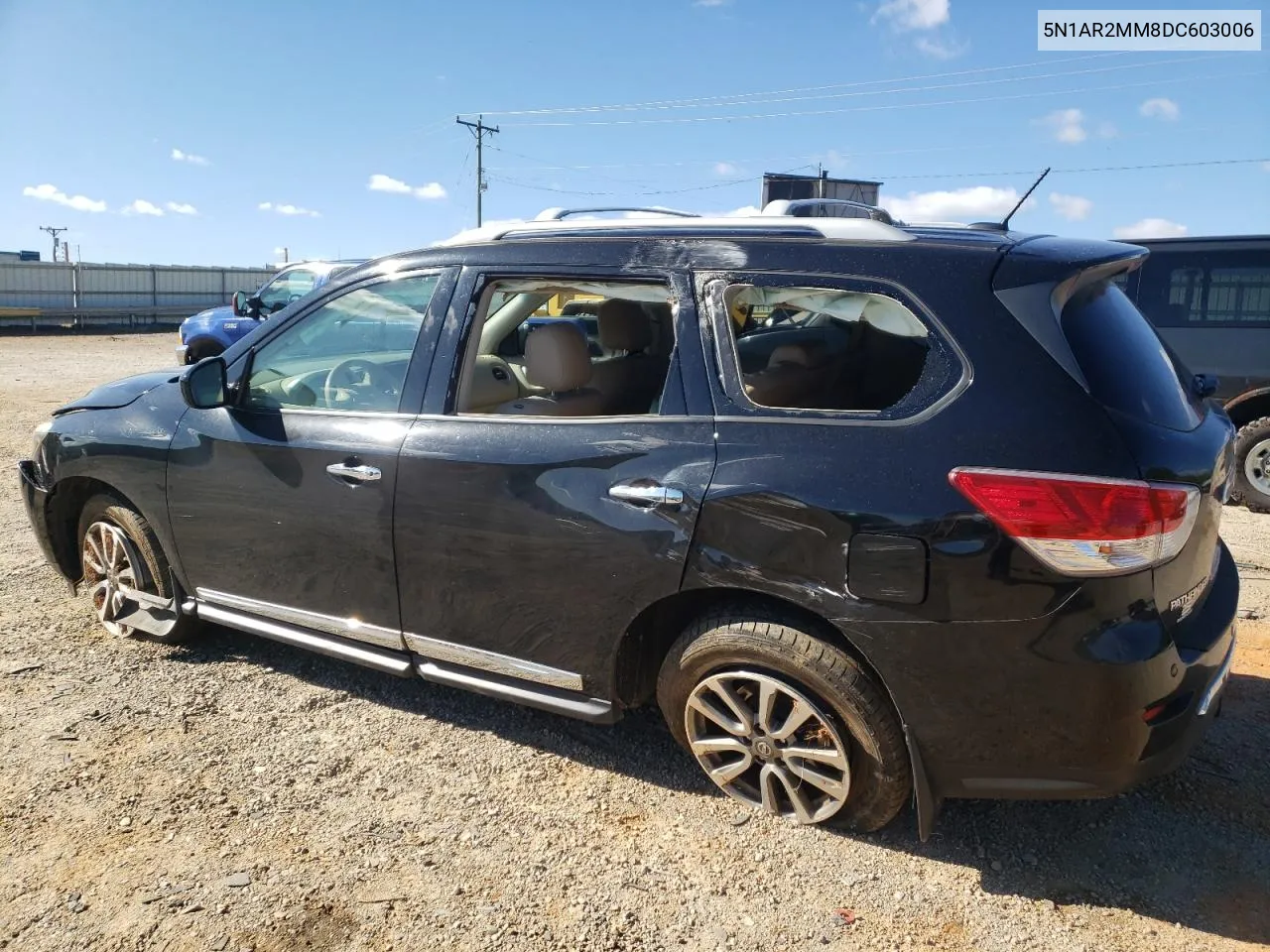 2013 Nissan Pathfinder S VIN: 5N1AR2MM8DC603006 Lot: 76118654