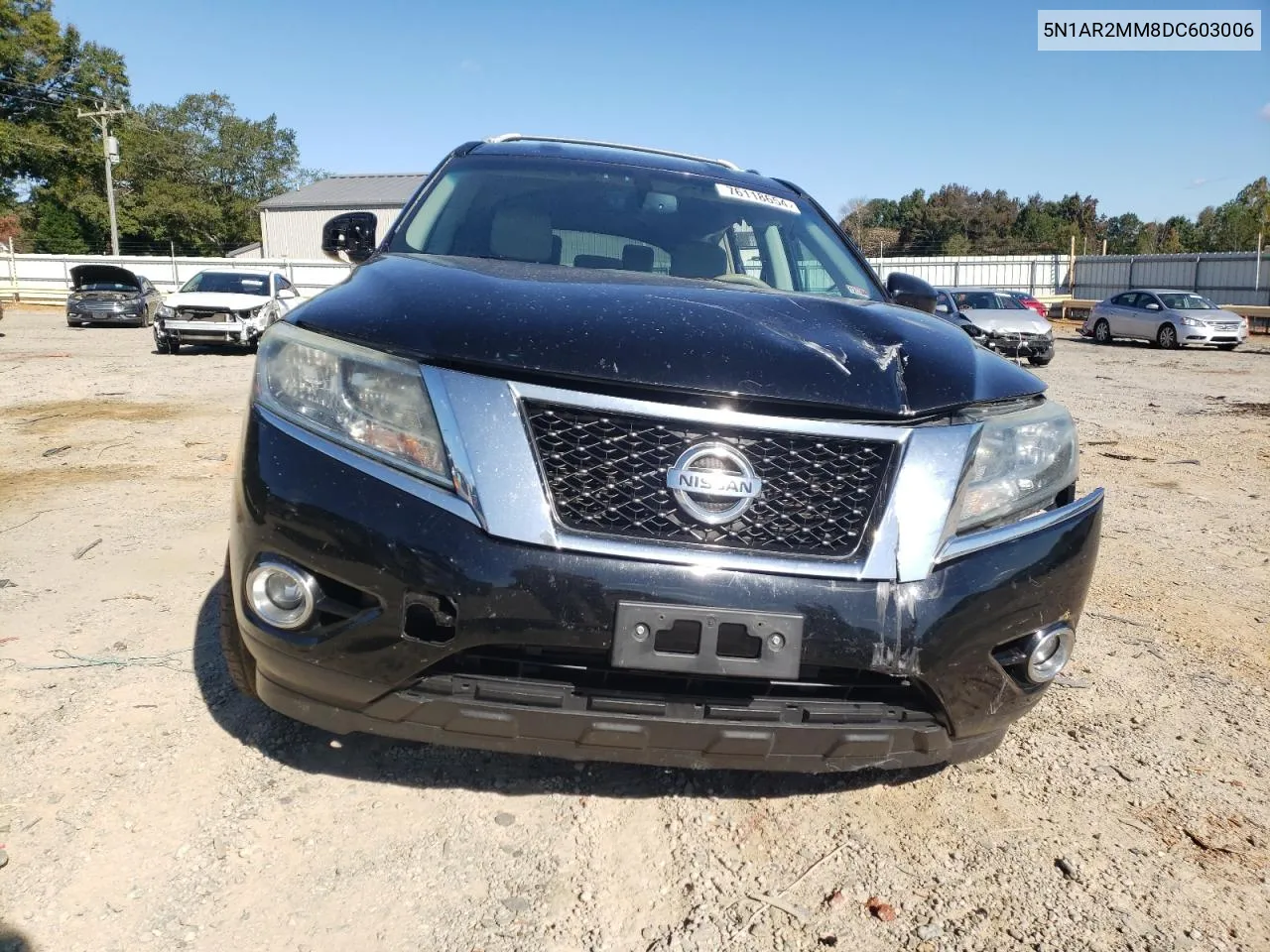 2013 Nissan Pathfinder S VIN: 5N1AR2MM8DC603006 Lot: 76118654