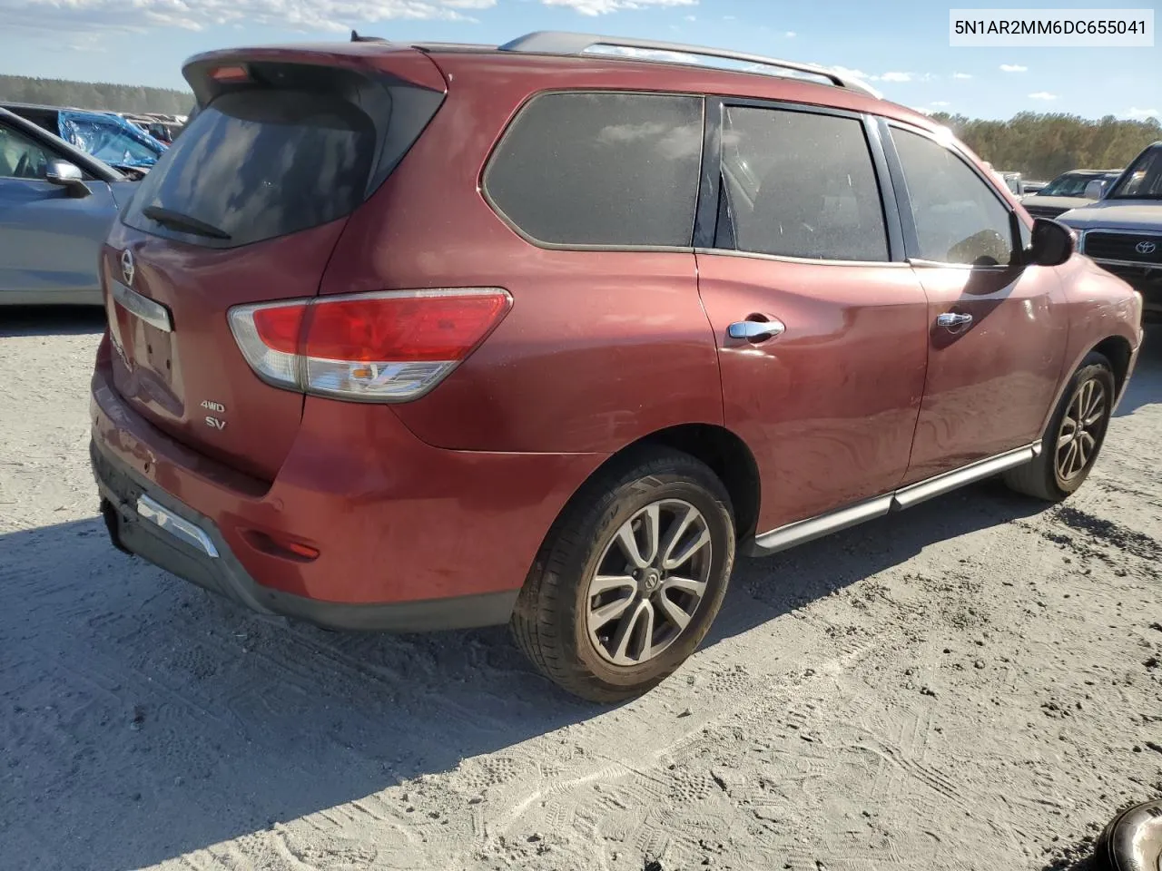 2013 Nissan Pathfinder S VIN: 5N1AR2MM6DC655041 Lot: 76127684