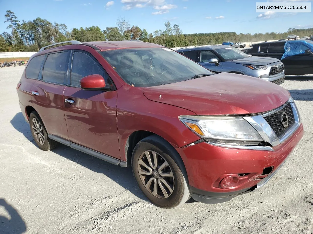 2013 Nissan Pathfinder S VIN: 5N1AR2MM6DC655041 Lot: 76127684