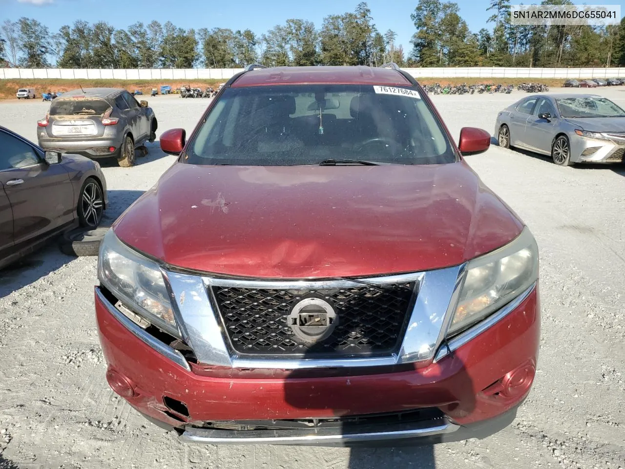 2013 Nissan Pathfinder S VIN: 5N1AR2MM6DC655041 Lot: 76127684