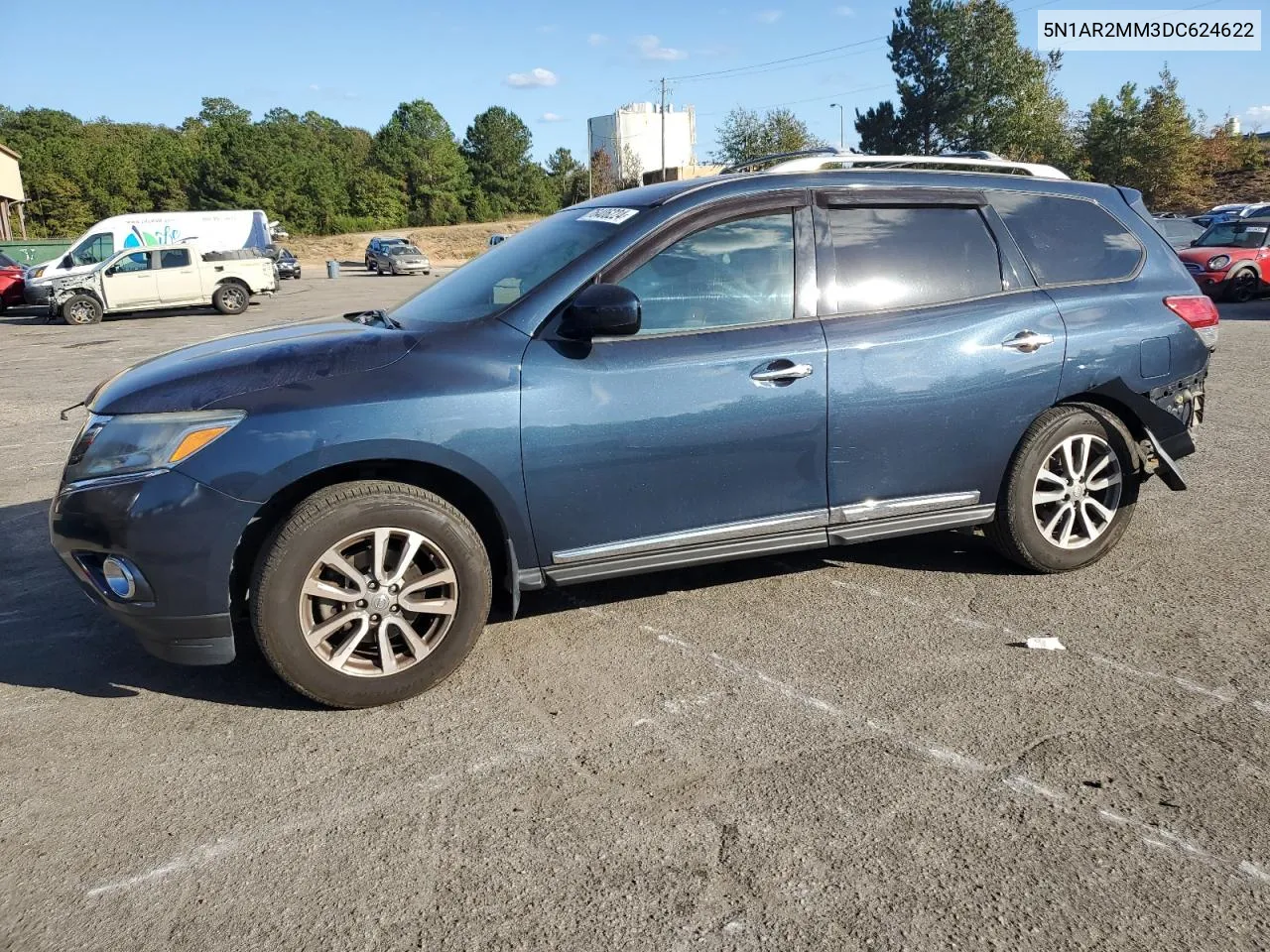 2013 Nissan Pathfinder S VIN: 5N1AR2MM3DC624622 Lot: 76406224