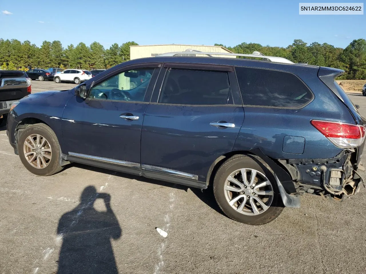 2013 Nissan Pathfinder S VIN: 5N1AR2MM3DC624622 Lot: 76406224