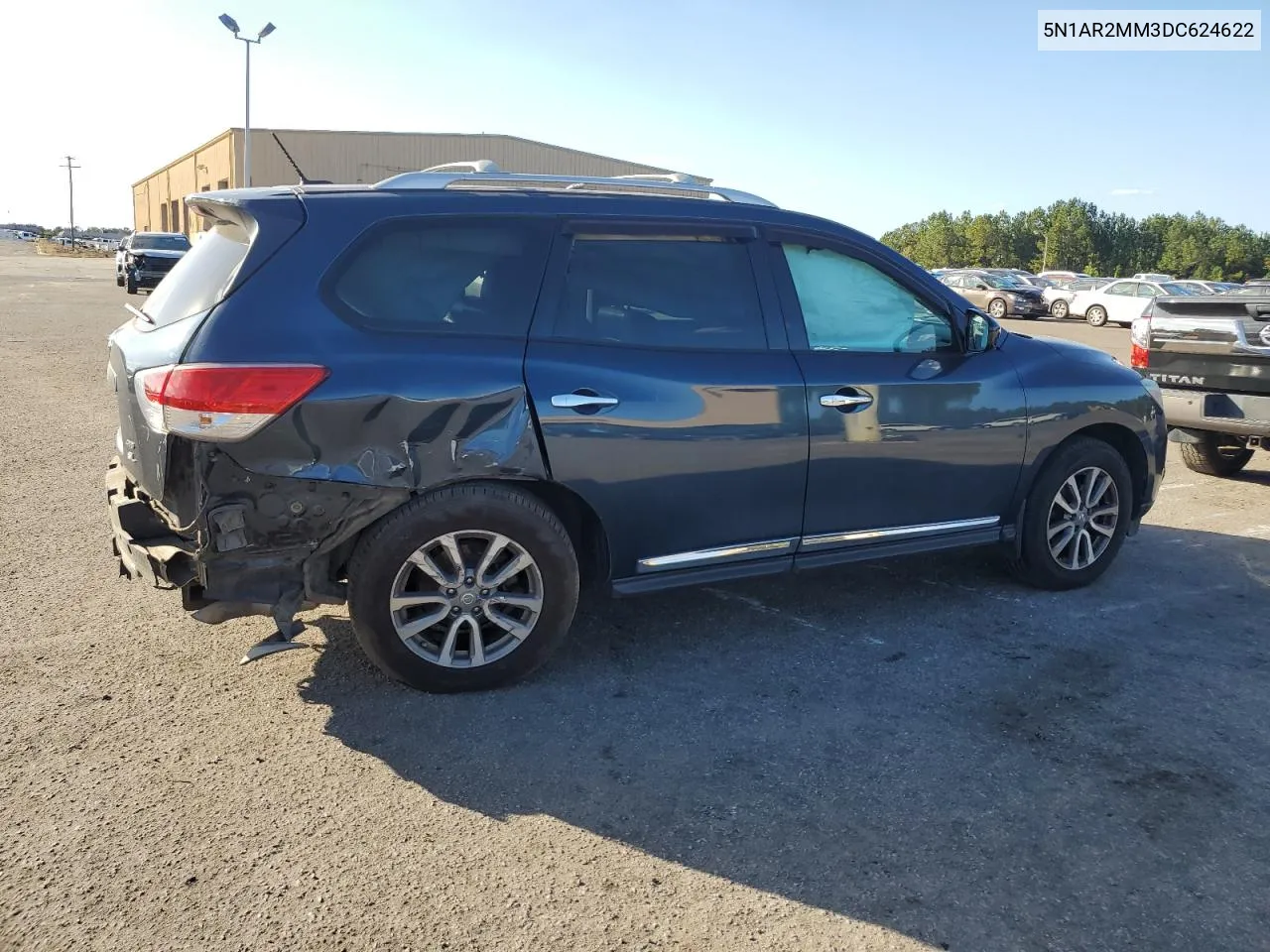 2013 Nissan Pathfinder S VIN: 5N1AR2MM3DC624622 Lot: 76406224