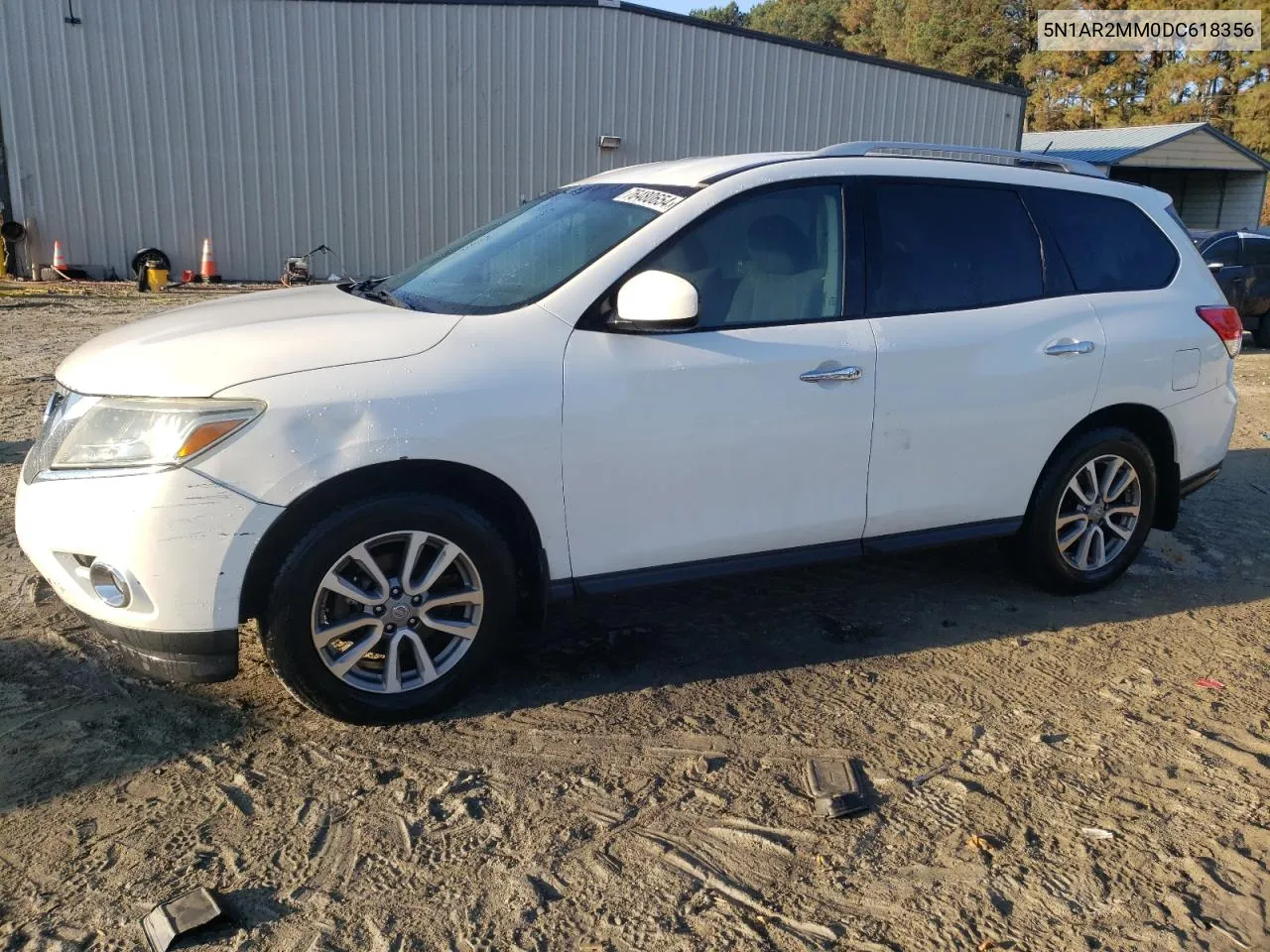 2013 Nissan Pathfinder S VIN: 5N1AR2MM0DC618356 Lot: 76480654