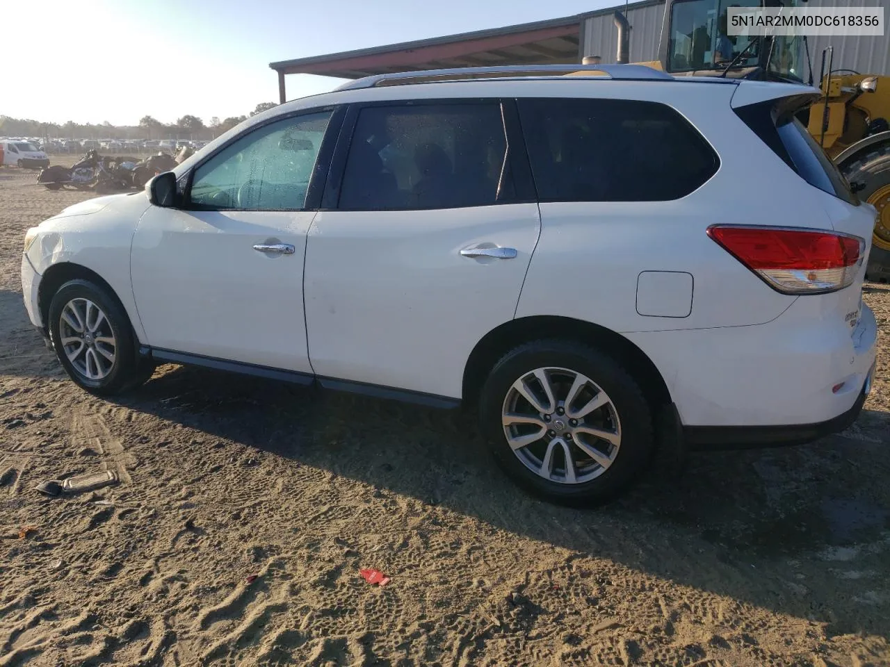 2013 Nissan Pathfinder S VIN: 5N1AR2MM0DC618356 Lot: 76480654