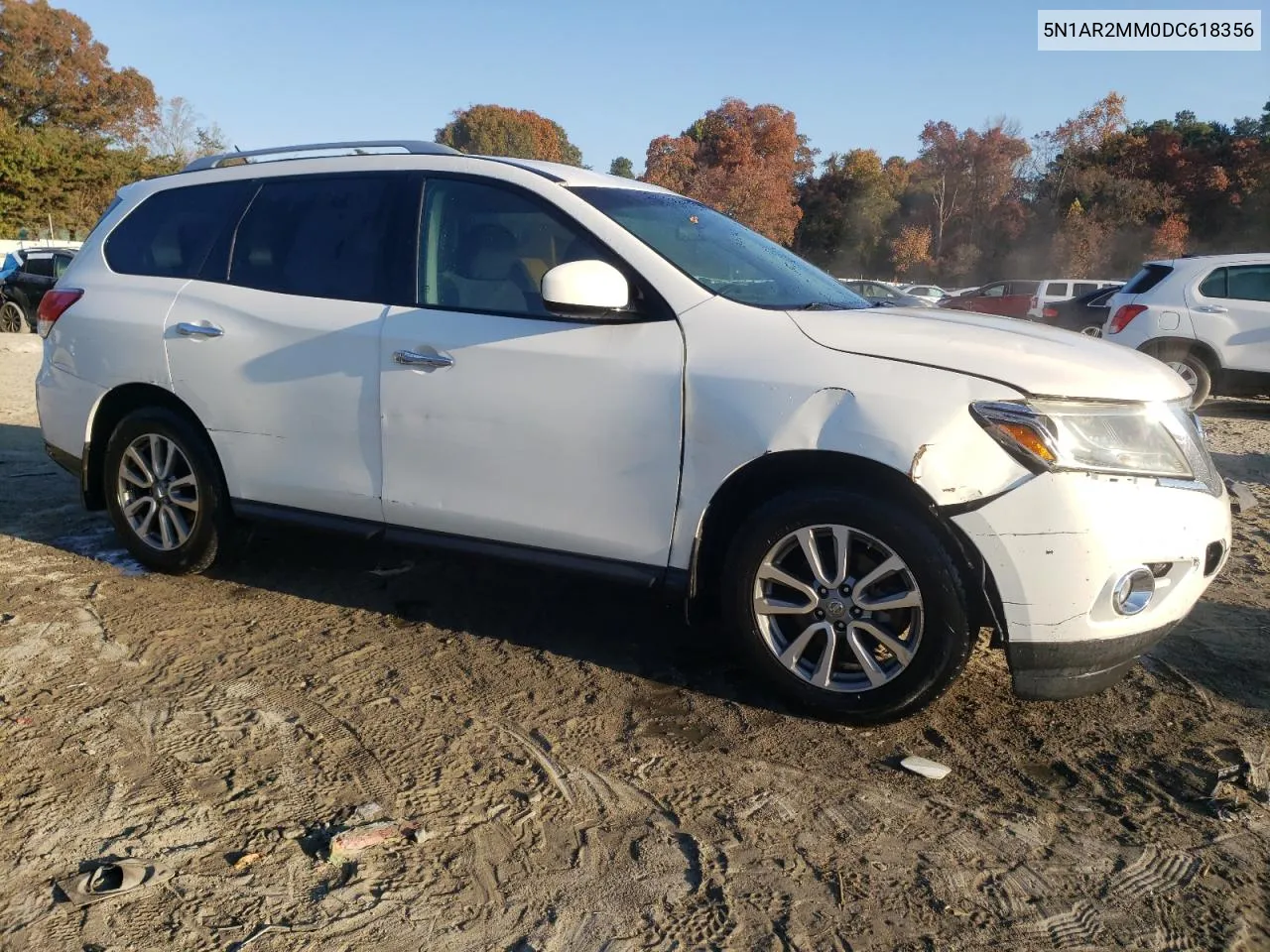 2013 Nissan Pathfinder S VIN: 5N1AR2MM0DC618356 Lot: 76480654