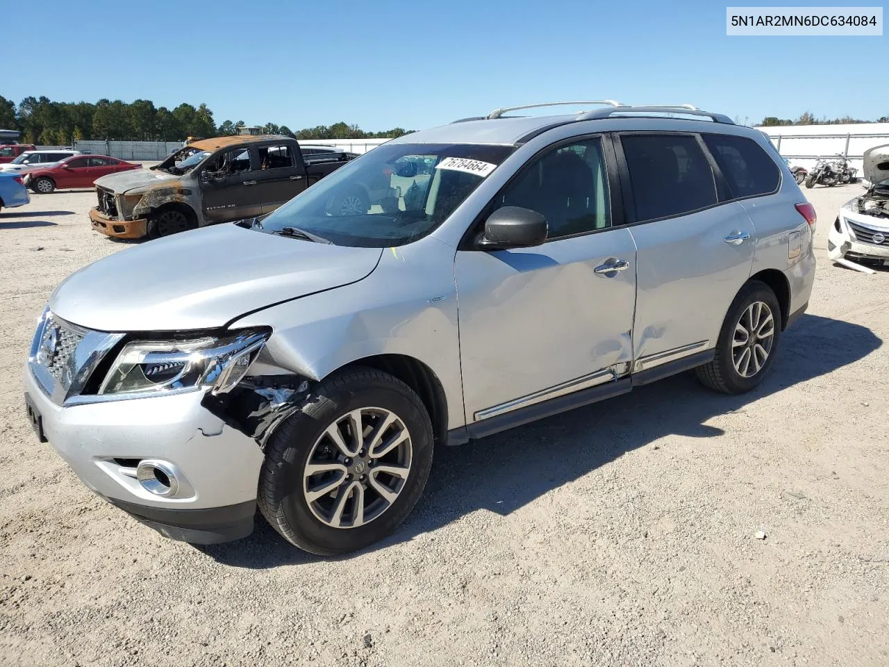 2013 Nissan Pathfinder S VIN: 5N1AR2MN6DC634084 Lot: 76784664