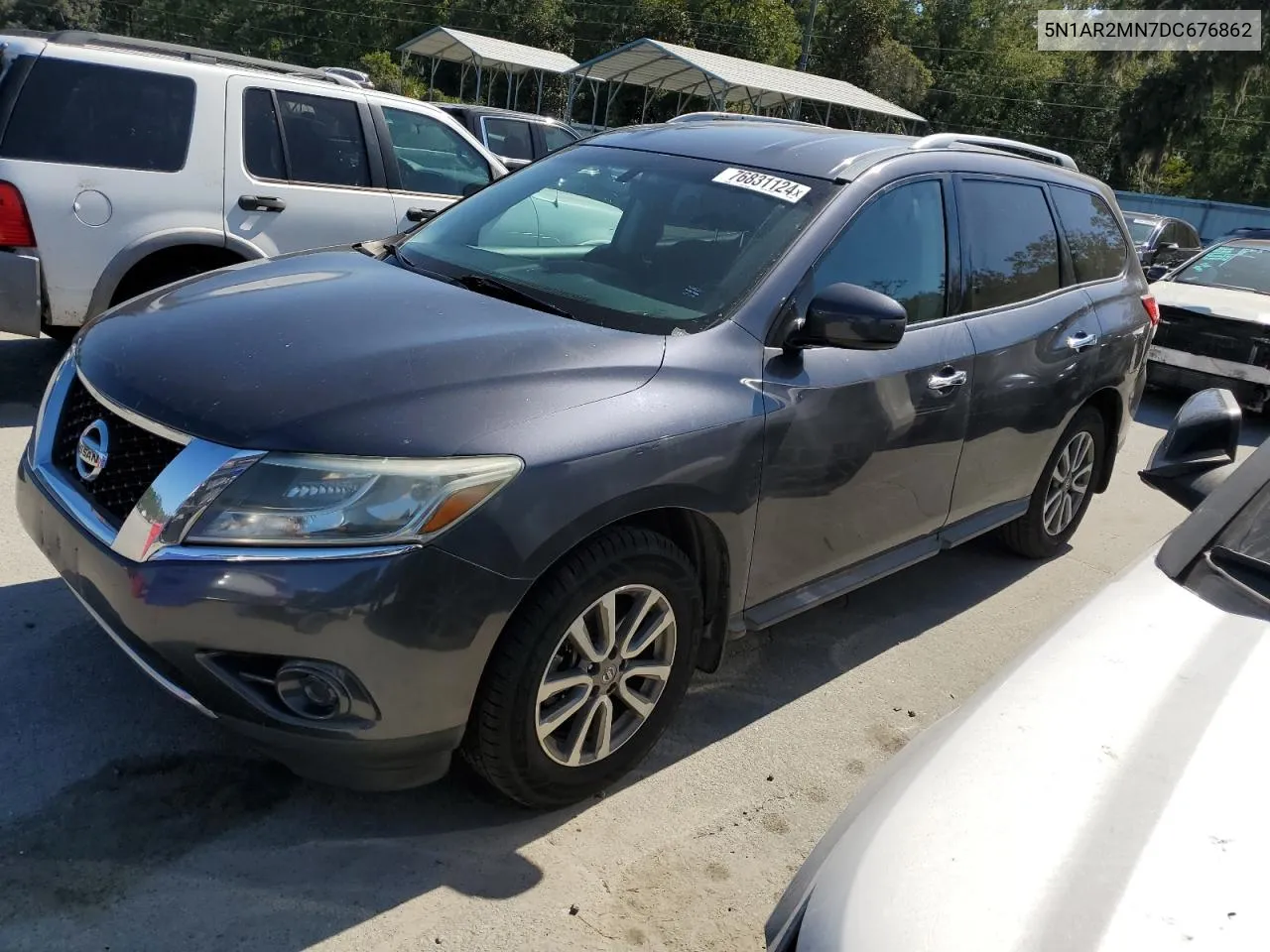 2013 Nissan Pathfinder S VIN: 5N1AR2MN7DC676862 Lot: 76831124