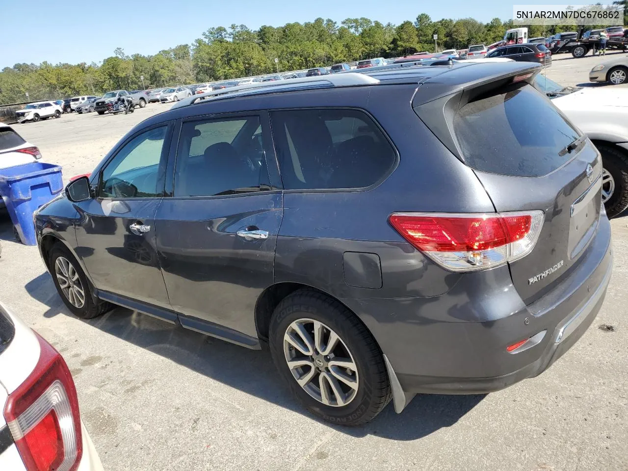 2013 Nissan Pathfinder S VIN: 5N1AR2MN7DC676862 Lot: 76831124