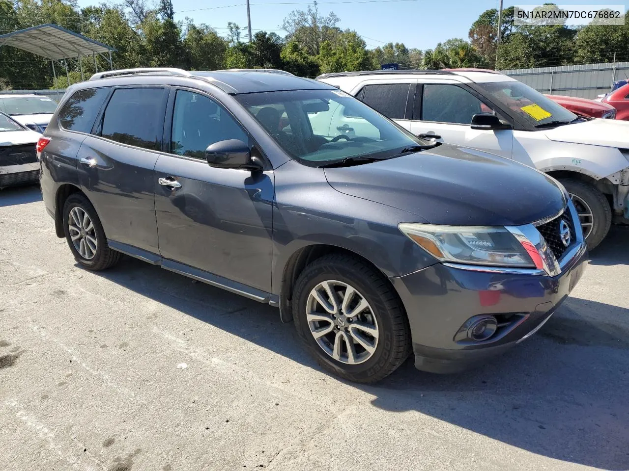 2013 Nissan Pathfinder S VIN: 5N1AR2MN7DC676862 Lot: 76831124